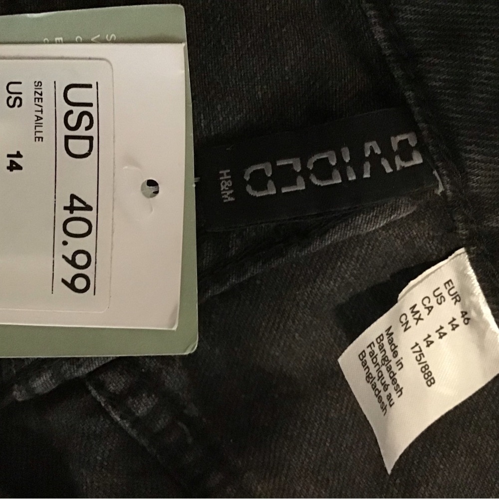 H&M Wide leg black jeans - Picture 6 of 6